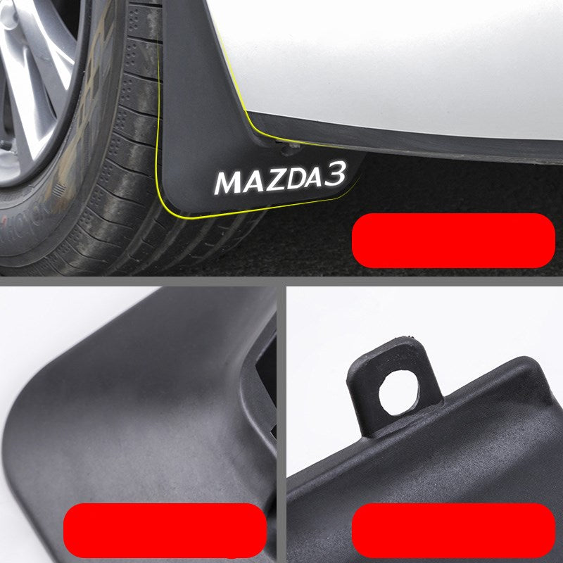 Mud Flaps for 2020 Mazda 3 Axela Wheel Protection