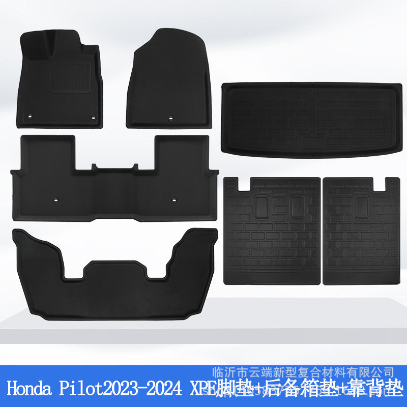 All-Weather TPE/XPE Floor Mats for Honda Pilot 23-24