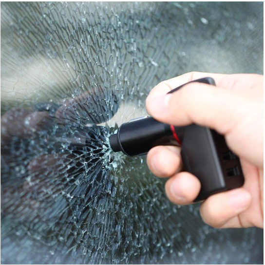 Car Charger and Window Breaker Combo