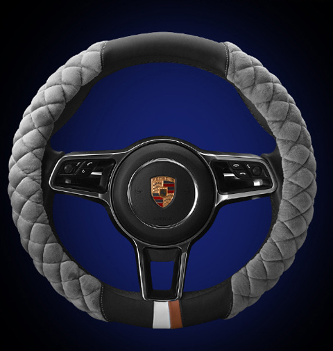 Winter Plush Steering Wheel Cover for Luxury Cars