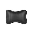 Breathable PU Leather Car Seat Neck Pillow (1pc)