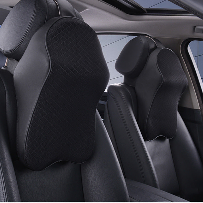 Car Neck Pillow with Memory Foam Support Cushion