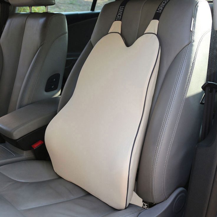 Car Neck Pillow and Lumbar Support Cushion Set