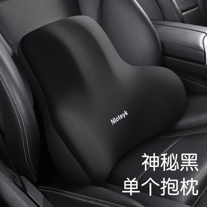 Car Memory Foam Neck Pillow and Lumbar Support Cushion