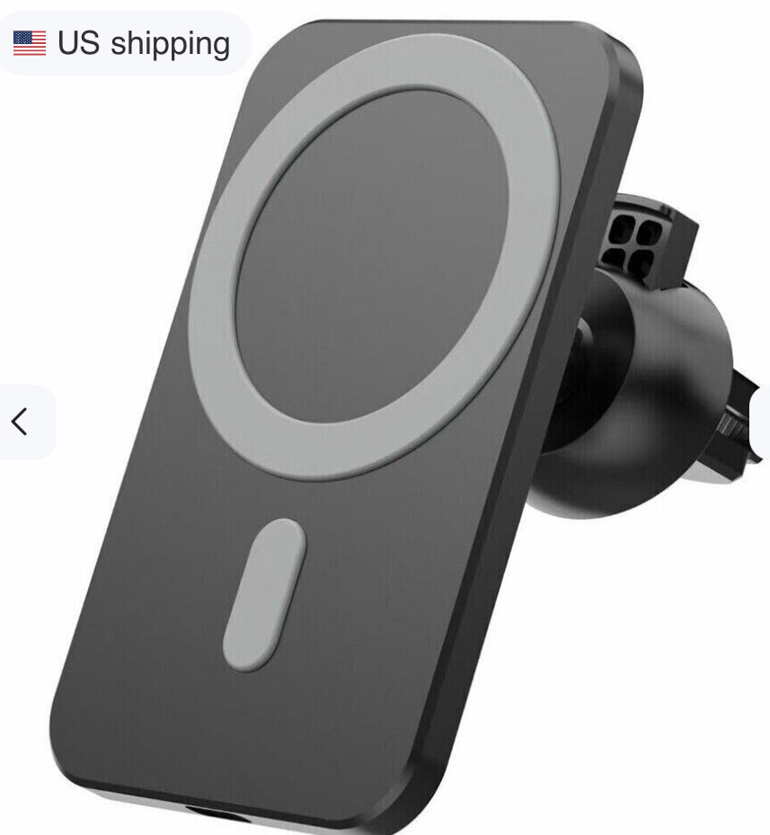 Magnetic Wireless Charger Car Mount Holder For iPhone