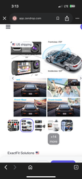 Car Dual Lens Dash Cam — 1080P HD Front, Rear & Interior Recording Camera System
