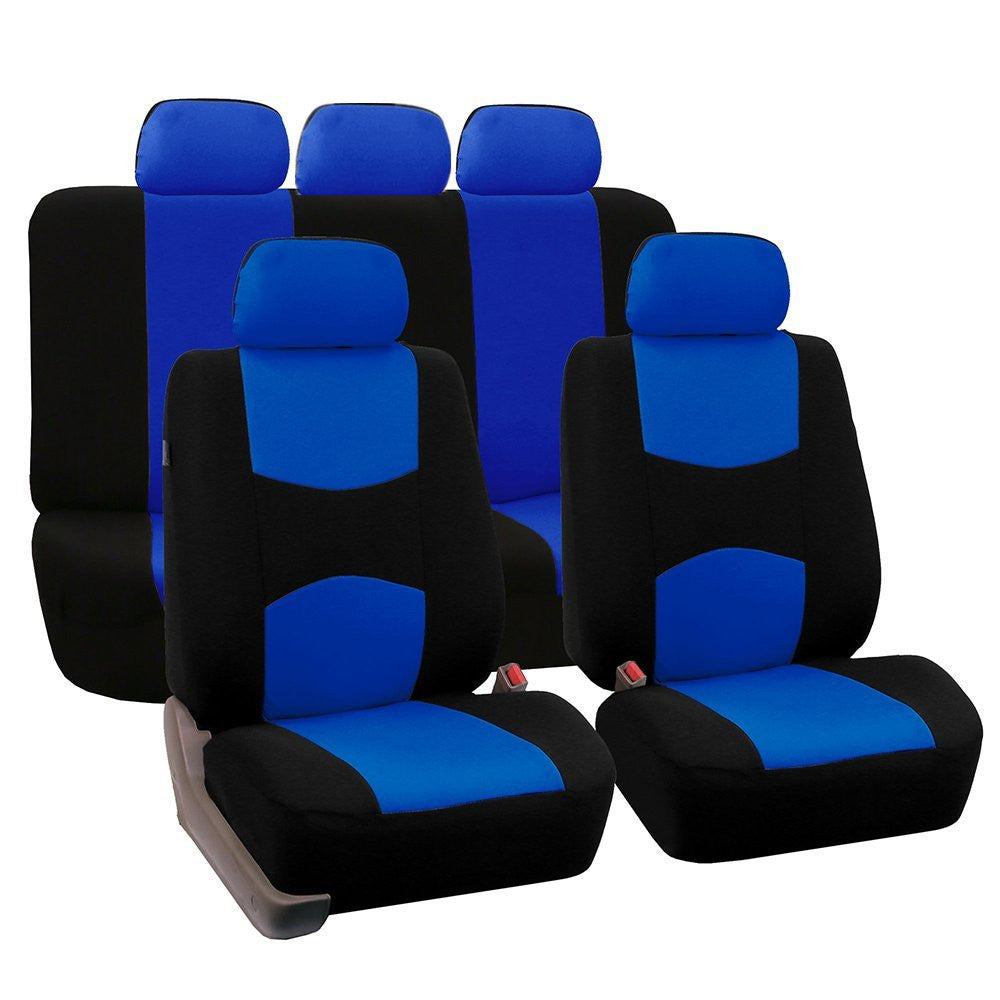Universal 5-Seat Car Seat Covers Set - 9 Pieces