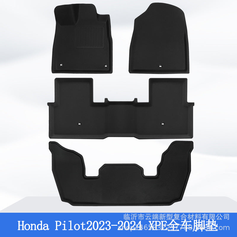 All-Weather TPE/XPE Floor Mats for Honda Pilot 23-24