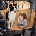 Back Seat Extender for DogsHeavy Duty Leatherette Large Space Dog Car Seat Cover for Back SeatHard Bottom Dog Hammock for Car Sturdy Camping Mattress Holds 500lbsTravel Dog Bed for Car SUV Truck